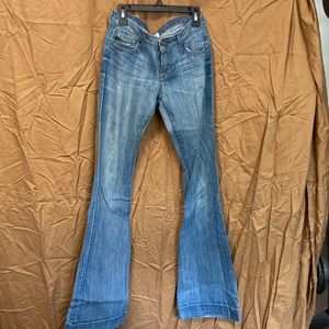 Hudson low rise size 26 flare leg jean